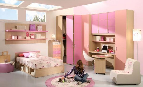 Разработка дизайна детской комнаты для девочек 